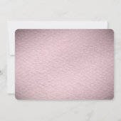 Pink Flower Save The Date (Achterkant)