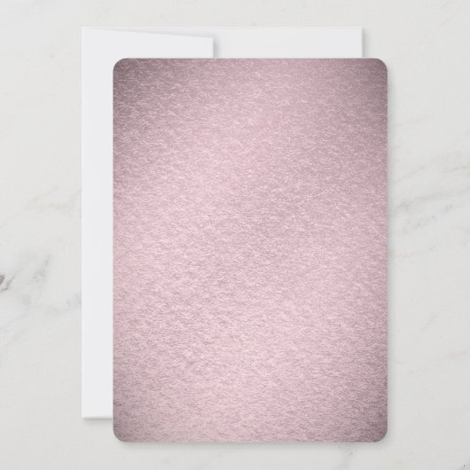 Pink Flower Save the Date (Achterkant)