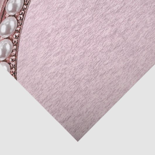 Pink Flower Tissue Paper Tissuepapier (Detail)