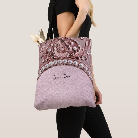 Pink Flower Tote Bag (Dichtbij)