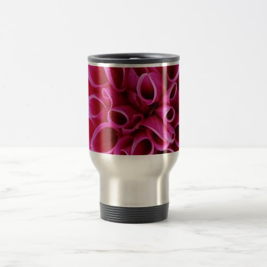 Pink Flower Travel Mug  Reisbeker (Center)