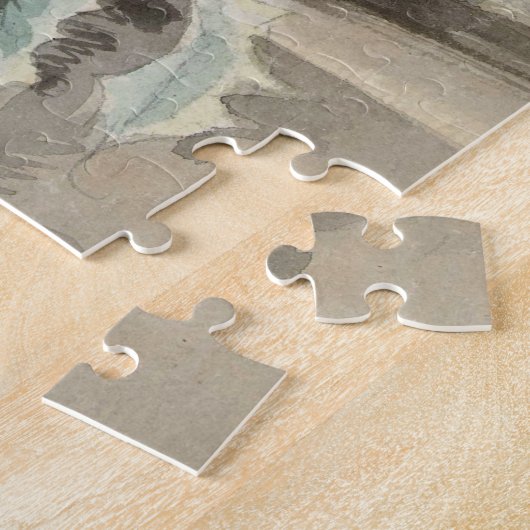 Pink Flower Vase Pretty Legpuzzel (Zijkant)