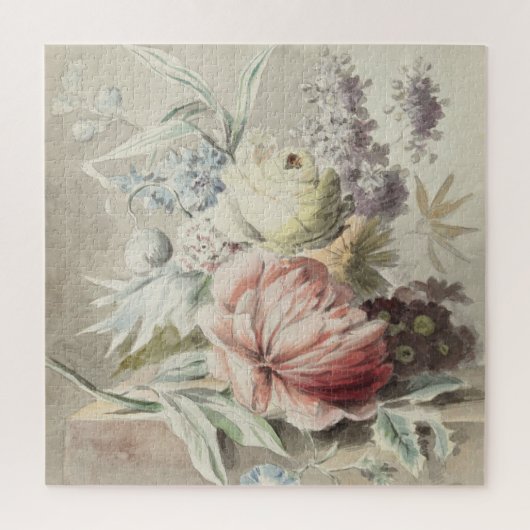 Pink Flower Vase Pretty Legpuzzel (Verticaal)