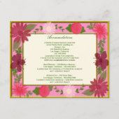 Pink Flowers Custom Behuizing Kaarten (Voorkant)