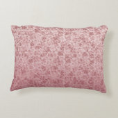 Pink flowers degraded accent kussen (Achterkant)