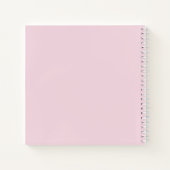 Pink Flowers eerste communie gastenboek Notitieboek (Achterkant)