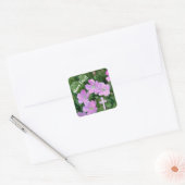 Pink Flowers en Cross hebben Faith Sticker (Envelop)