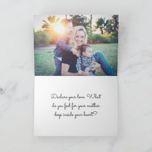 Pink Flowers Fotosjabloon Moederdag Kaart