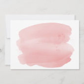 Pink Flowers Gold Glitter 21st Birthday Party Kaart (Achterkant)