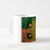 Pink flowers koffiemok (Voorkant links)