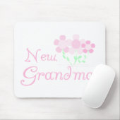 Pink Flowers New Grandma Muismat (Met muis)