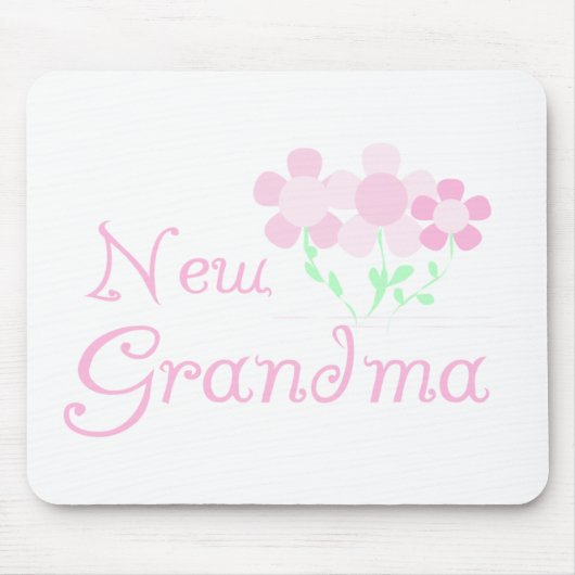 Pink Flowers New Grandma Muismat (Voorkant)