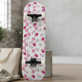 Pink Flowers Patroon Persoonlijk Skateboard