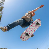 Pink Flowers Patroon Persoonlijk Skateboard