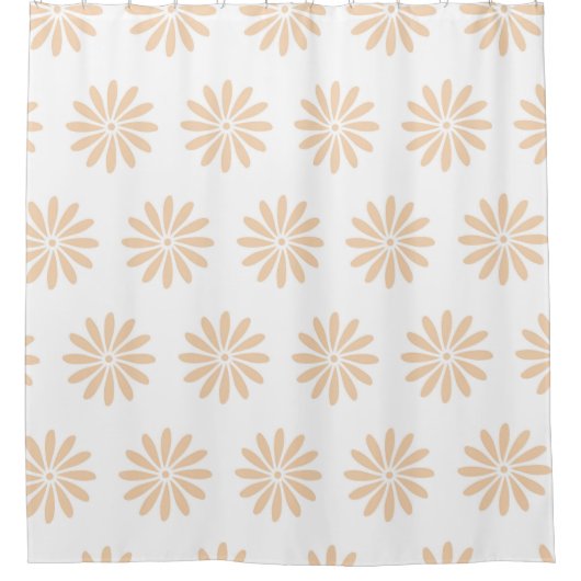 Pink flowers pattern art,artwork,background,bloom douchegordijn (Voorkant)