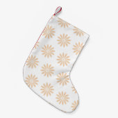 Pink flowers pattern art,artwork,background,bloom kleine kerstsok (Voorkant (Hangend))