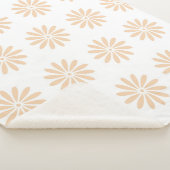 Pink flowers pattern. art,artwork,background,bloom sherpa deken (3/4)