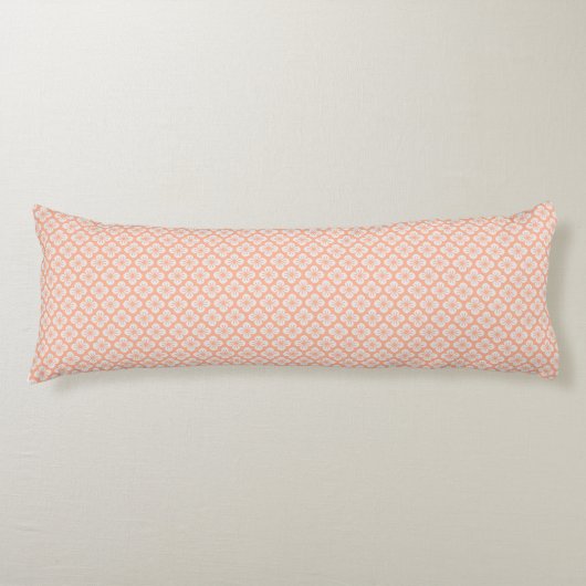 Pink Flowers Pattern Body Pillow Lichaamskussen (Voorkant)