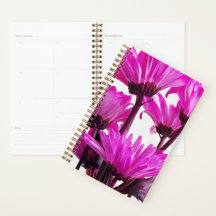 Pink Flowers Planner - De Dabs van Mario D.