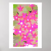 PINK FLOWERS POSTER (Voorkant)