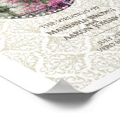 PINK Flowers - Poster voor weddenschappen (Hoek)
