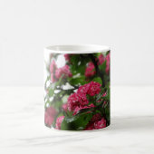 Pink Flowers Tree Foto Mok (Center)