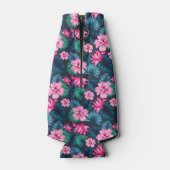 Pink Flowers with Green Leaves Partern-79066 Flesjeskoeler (Achterkant)