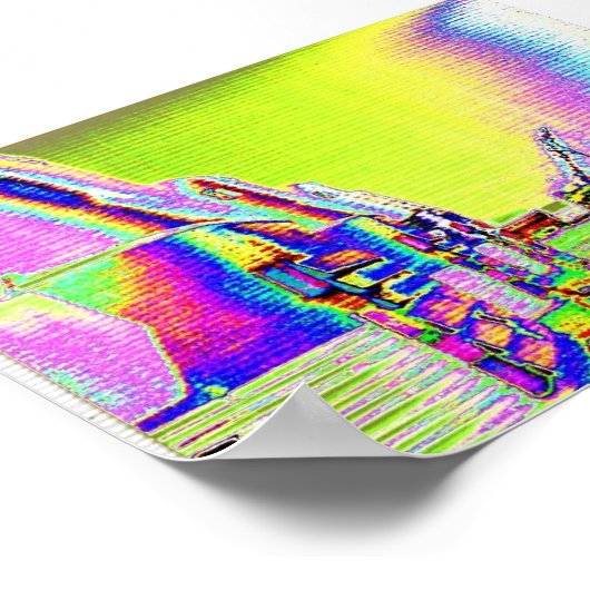 Pink Floyd Bus by Rock Hall Poster (Hoek)