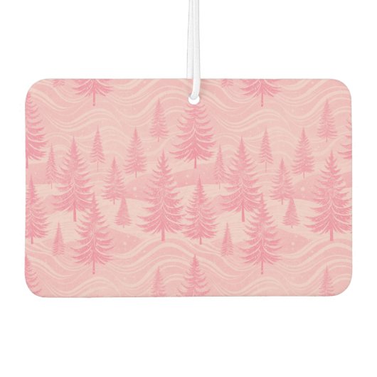 Pink Forest Christmas Luchtverfrisser (Voorkant)