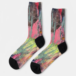 Pink Forest Socks Sokken