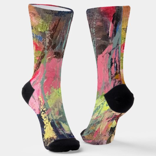 Pink Forest Socks Sokken (Gebogen)