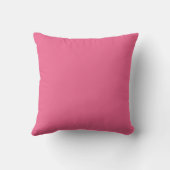 Pink Fox Birth Announcement Nursery Pillow Kussen (Achterkant)