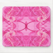 Pink Fractal Mousepad