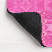 Pink Fractal Mousepad Muismat (Hoek)