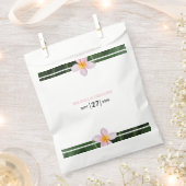 Pink Frangipani Plumeria Wedding Bedankzakje (Geknipt)