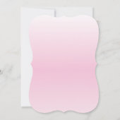 Pink Frangipani Tropical Flowers Beach Weddenschap Kaart (Achterkant)