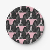 Pink French Bulldog 4Melissa Papieren Bordje (Voorkant)