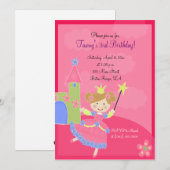 PINK FRENCH POODLE Ooh la 5x7 Birthday Kaart (Voorkant / Achterkant)