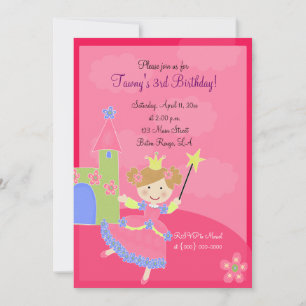 PINK FRENCH POODLE Ooh la 5x7 Birthday Kaart