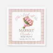 Pink Fresh voor het Vrijgezellenfeest van het mark Servet (Voorkant)