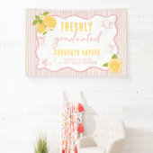 Pink Freshly Graduated Lemon Banner (Insitu)