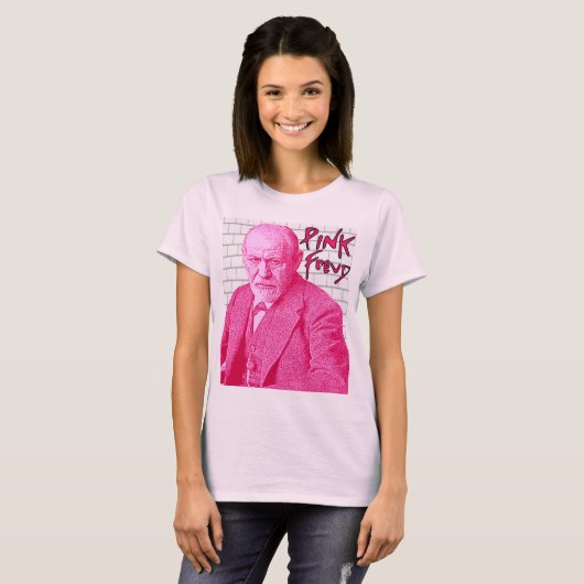 PINK FREUD,FREUD,psychiatrie,psychoanalyse T-shirt (Voorkant volledig)