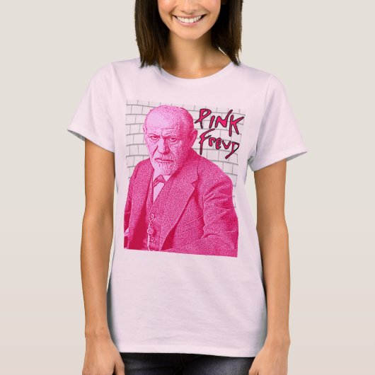 PINK FREUD,FREUD,psychiatrie,psychoanalyse T-shirt (Voorkant)