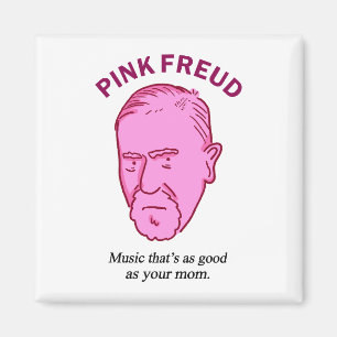 Pink Freud Grappige Muziek Psychologie Pun Magnet