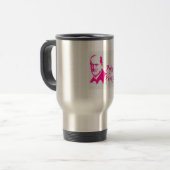 pink freud mug cofee reisbeker (Voorkant links)