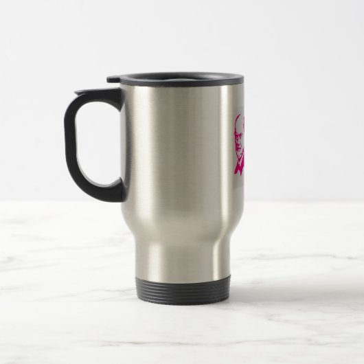 pink freud mug cofee reisbeker (Links)