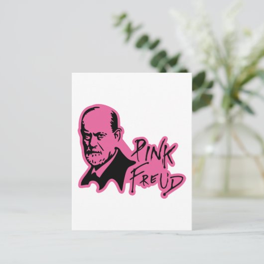 PINK FREUD Psychoanalysis Sound Edition Briefkaart (Staand voorkant)