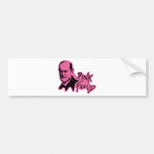 PINK FREUD Psychoanalysis Sound Edition Bumpersticker (Voorkant)