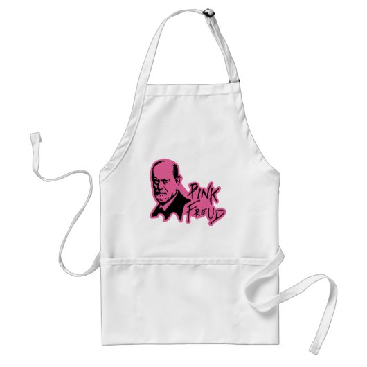 PINK FREUD Psychoanalysis Sound Edition Standaard Schort (Voorkant)