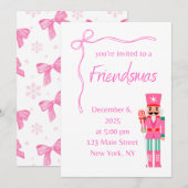 Pink Friendsmas Kaart (Voorkant / Achterkant)